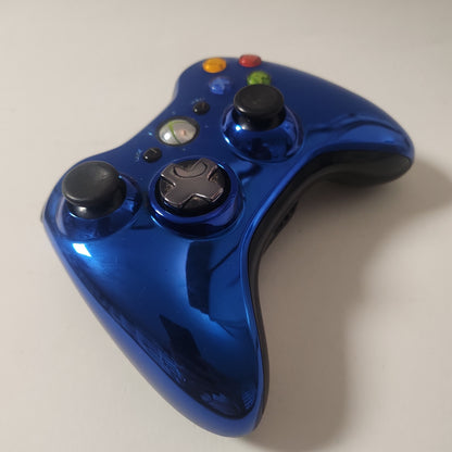 Blauwe Controller Xbox 360