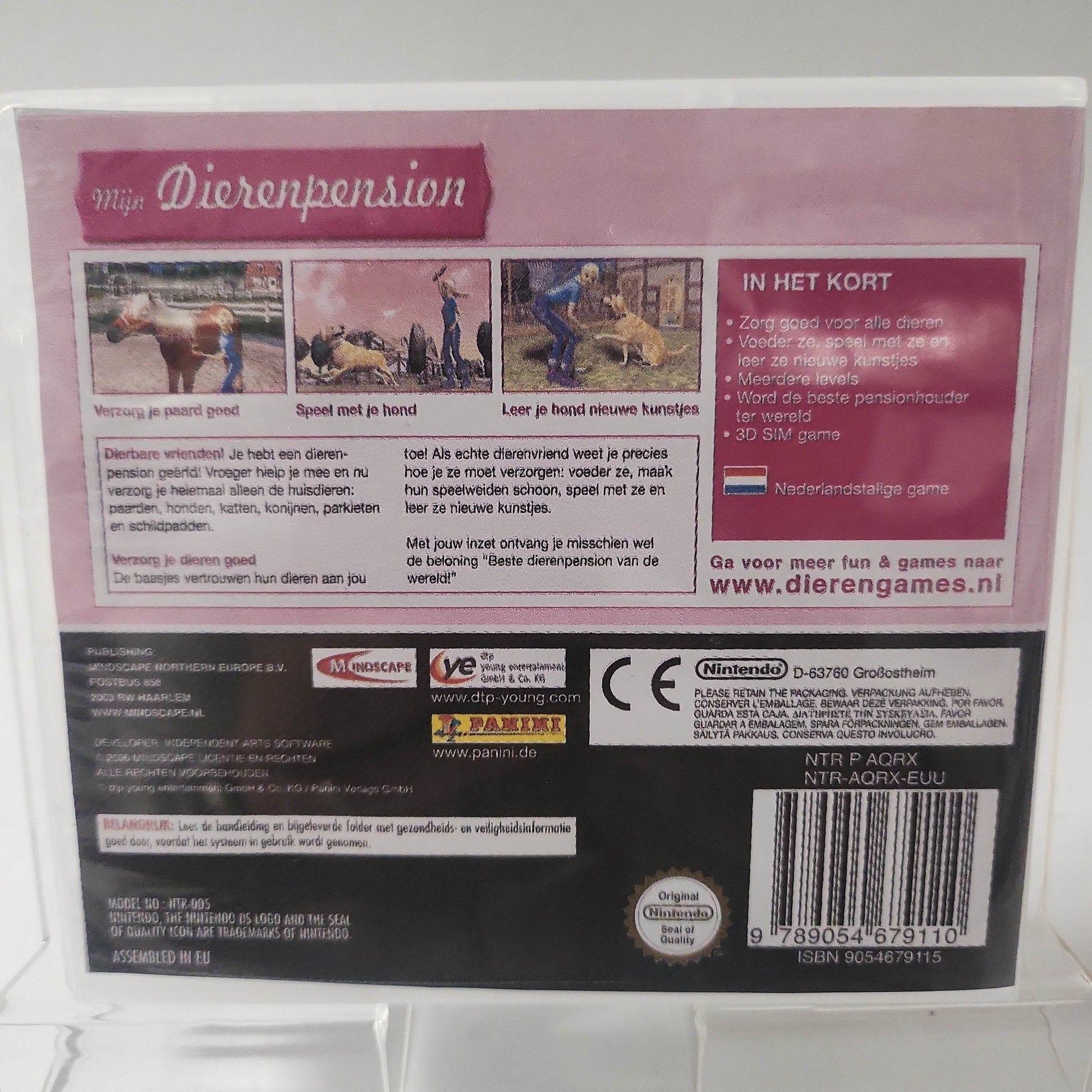 Mijn Dierenpension Huisdieren logeren graag bij jou (Copy Cover) Nintendo DS - Feniks Gameshop