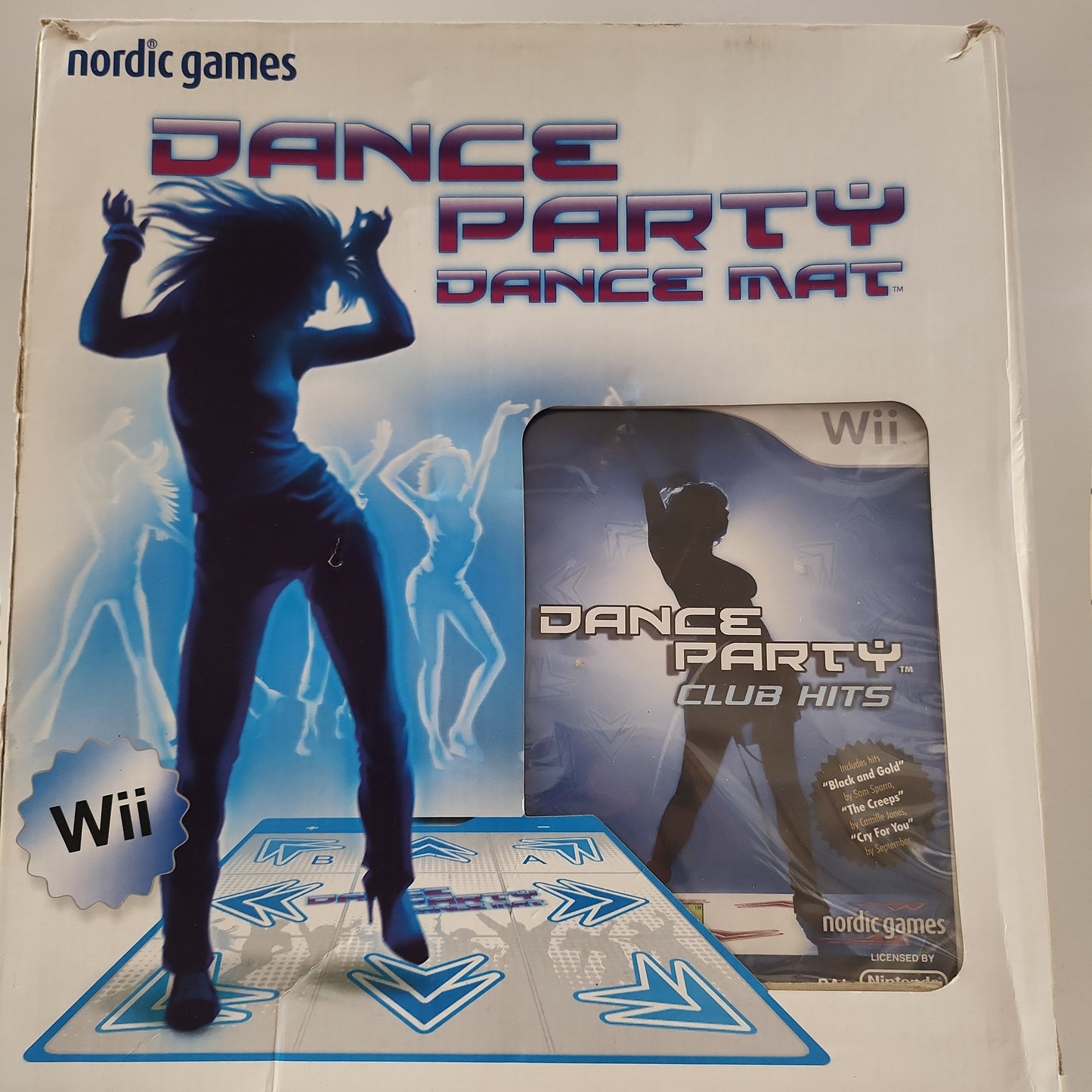 Dance Party Club Hits + Dance Mat Boxed Wii