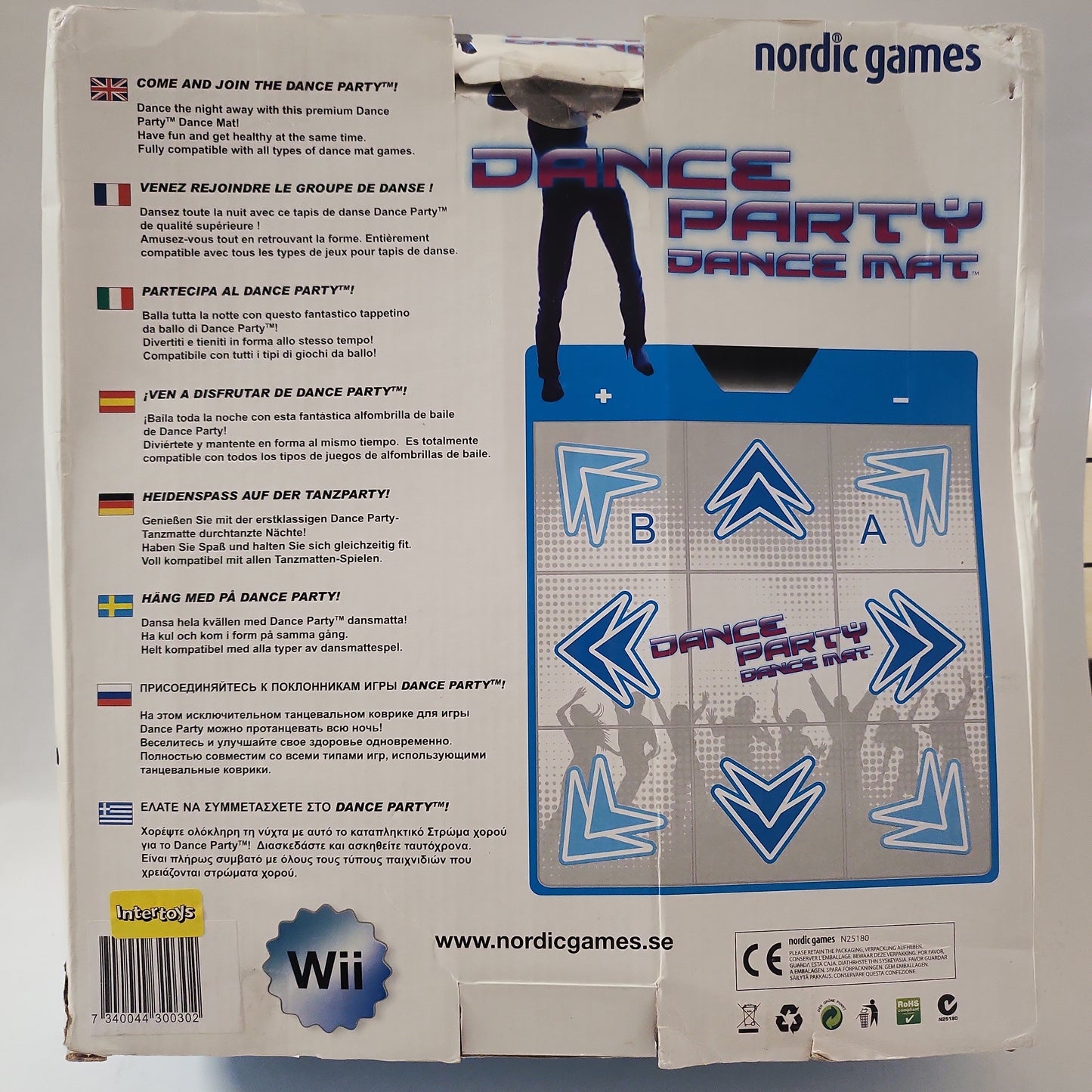 Dance Party Club Hits + Dance Mat Boxed Wii