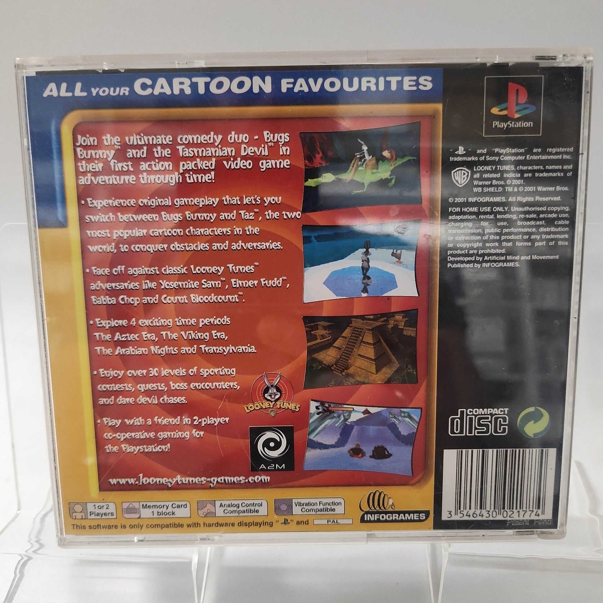 Bugs Bunny & Taz Time Busters Playstation 1 - Feniks Gameshop