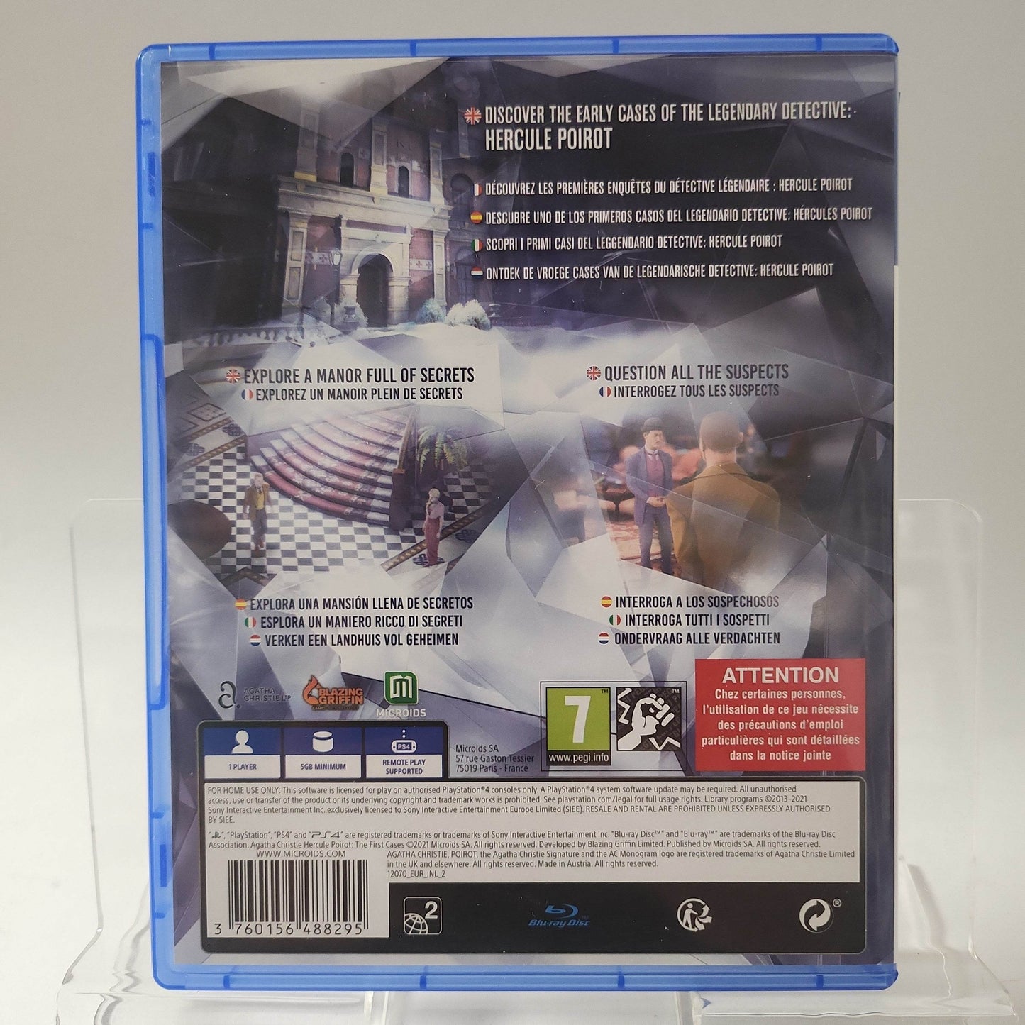 Agatha Christie Hercule Poirot the First Cases PS4 - Feniks Gameshop