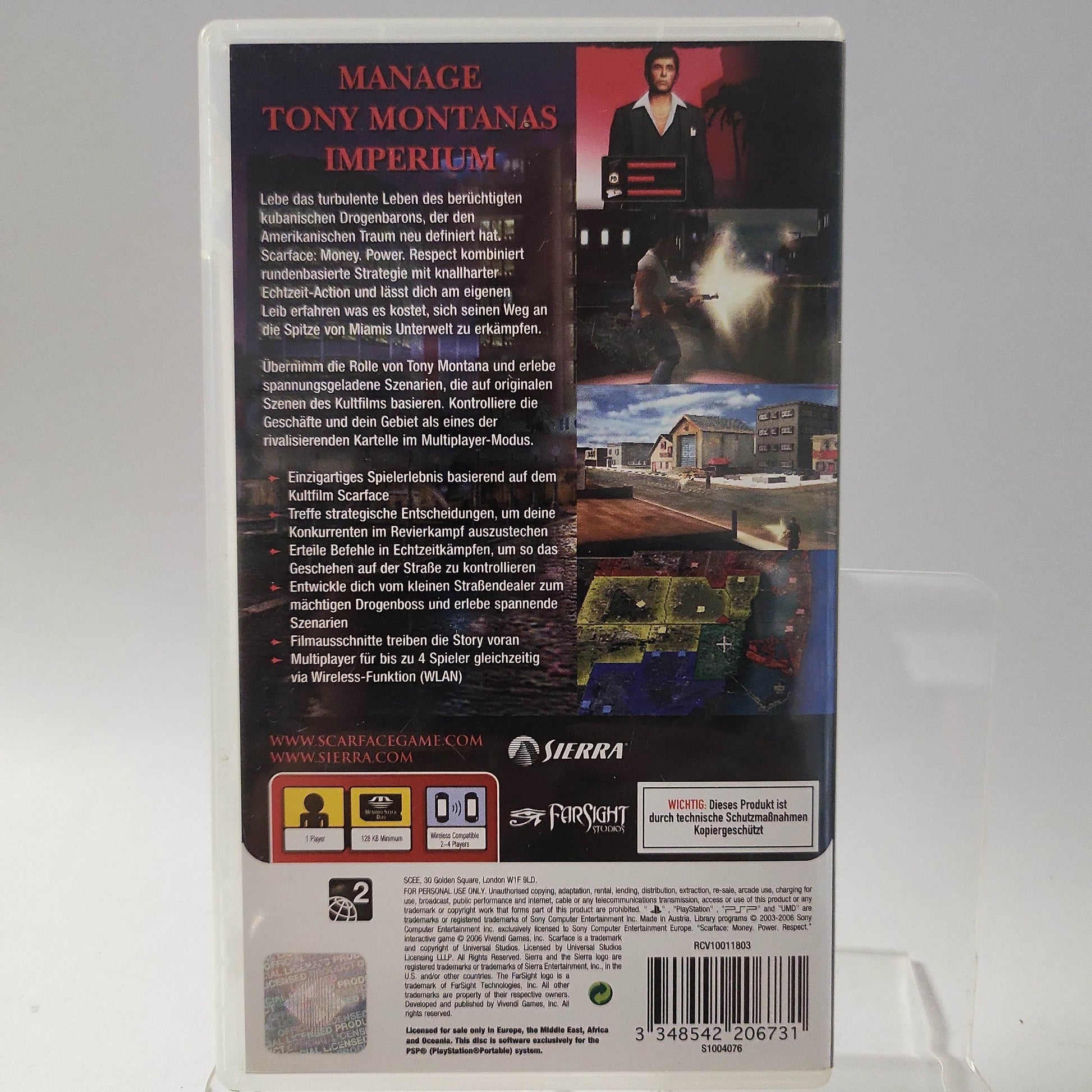 Scarface Money Power Respect Playstation Portable - Feniks Gameshop