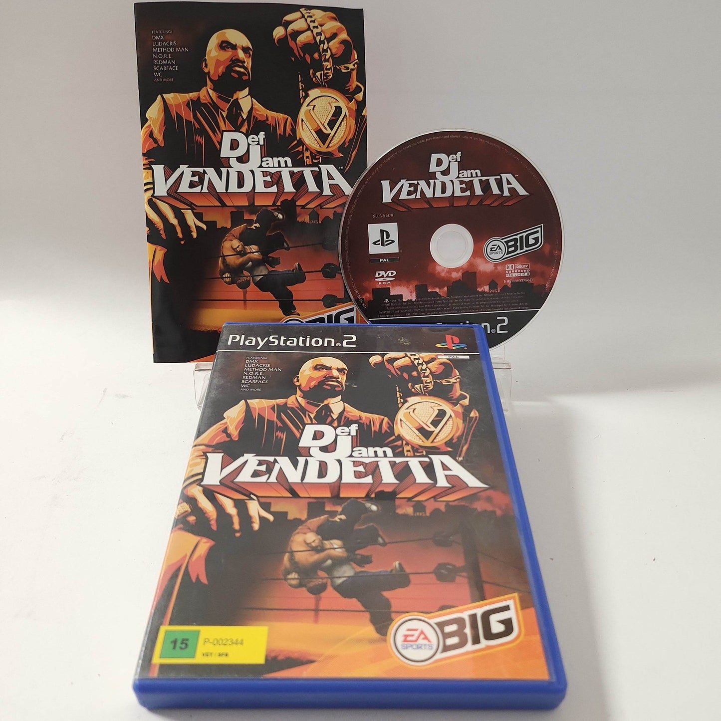 Def Jam Vendetta Austalian Cover PS2 - Feniks Gameshop