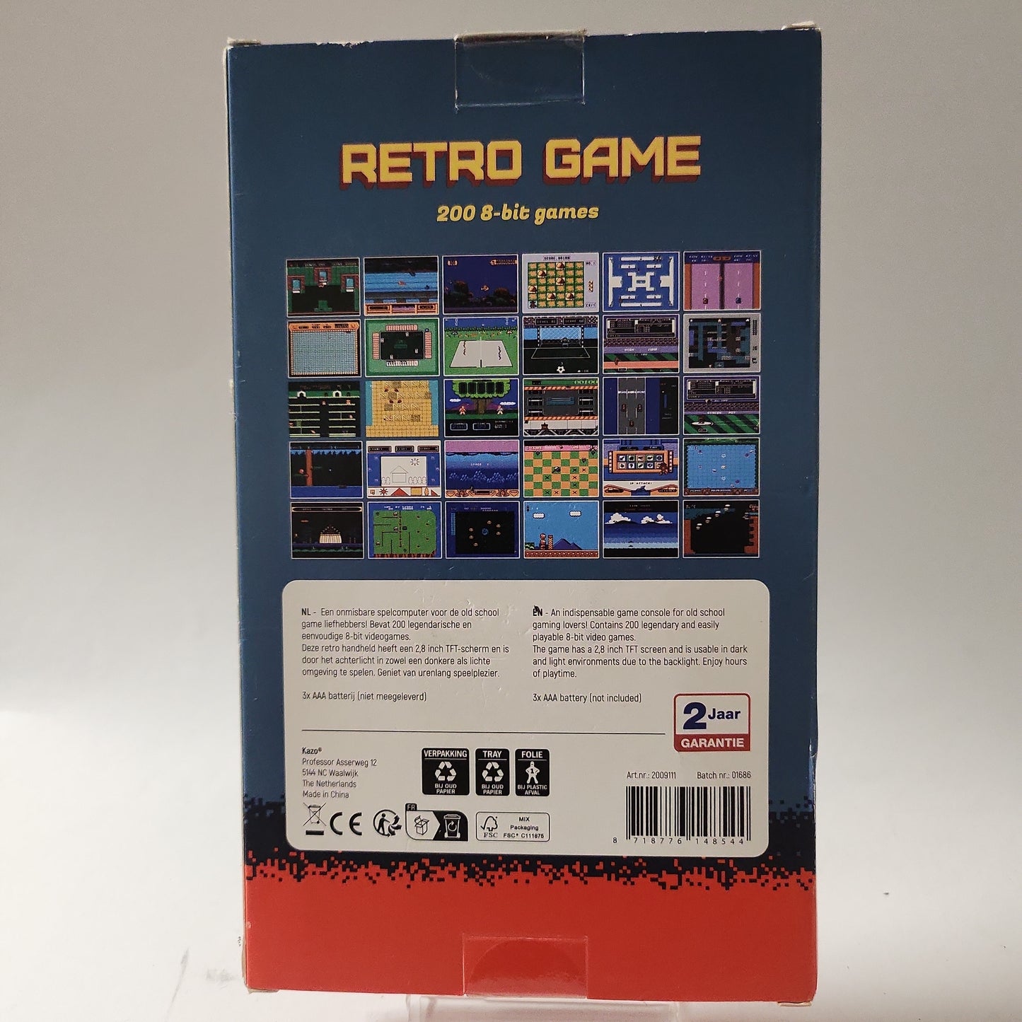 NIEUW Retro Game 200 8-bit games