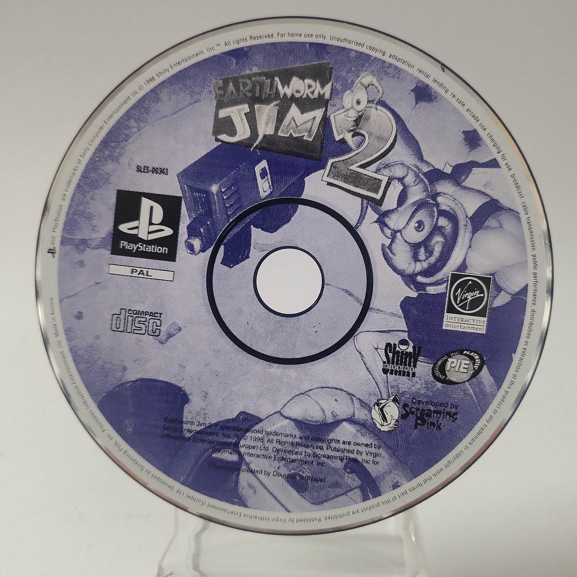 Earthworm Jim 2 (Disc Only) PlayStation 1 - Feniks Gameshop