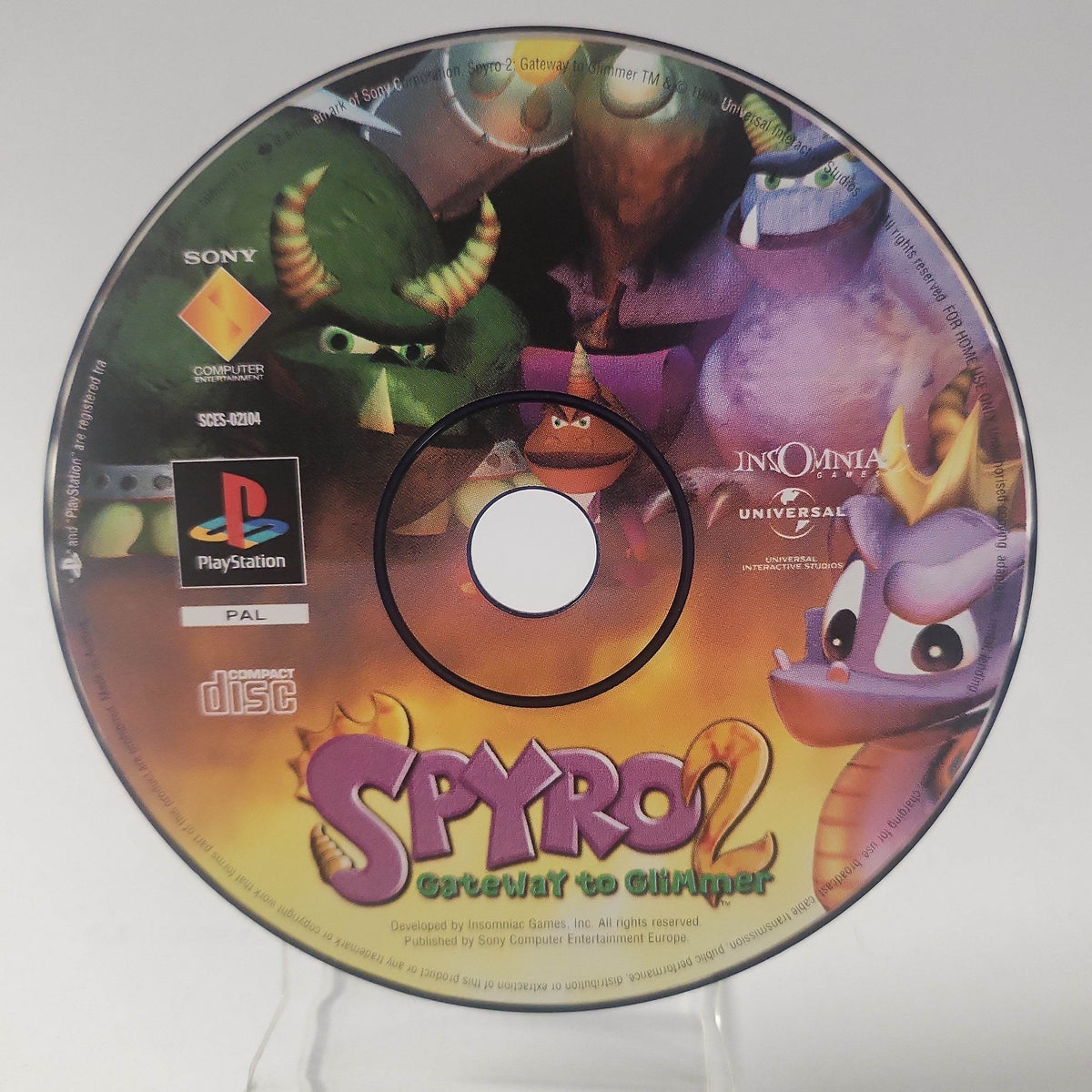Spyro 2 Gateway to Glimmer (Disc Only) Ps1 - Feniks Gameshop