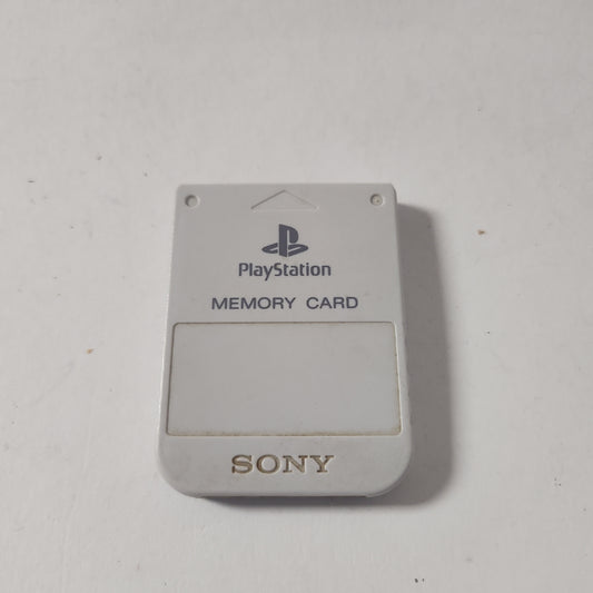 Witte Sony Memorycard Playstation 1