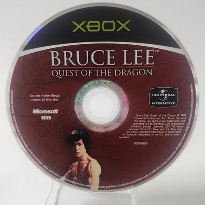 Bruce Lee Quest of the Dragon (Disc Only) Xbox Original - Feniks Gameshop