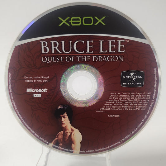 Bruce Lee Quest of the Dragon (Disc Only) Xbox Original
