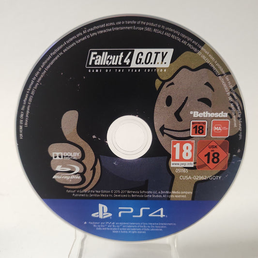 Fallout 4 GOTY (Disc Only) PlayStation 4