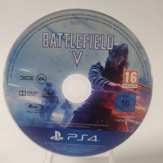 Battlefield V (Disc Only) PlayStation 4