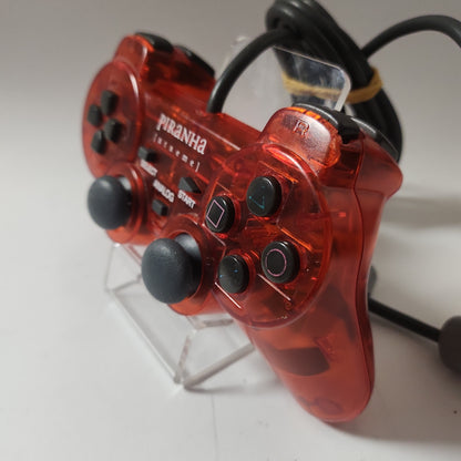 Piranha Xtreme Transparant Red Controller PS1