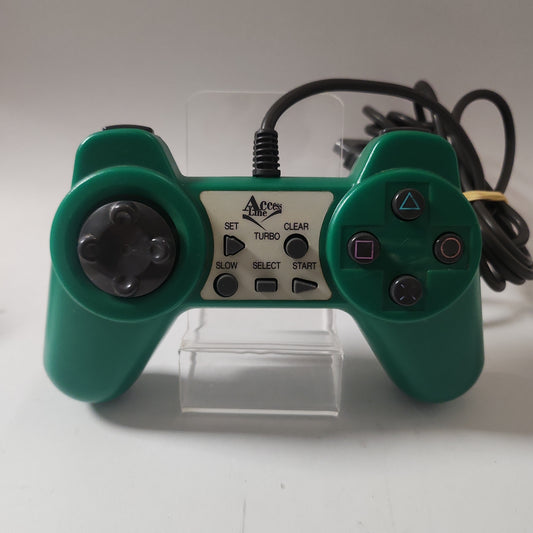 Access Line Green Controller Playstation 1