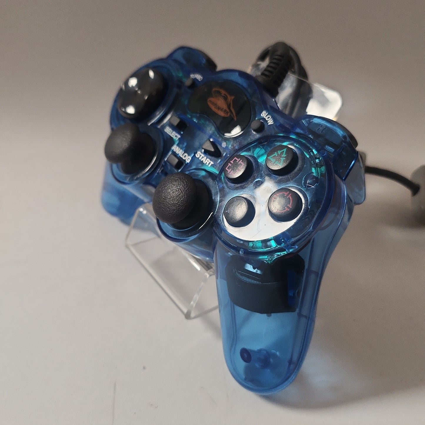 Mad Shark Transparant Blue Controller PS1