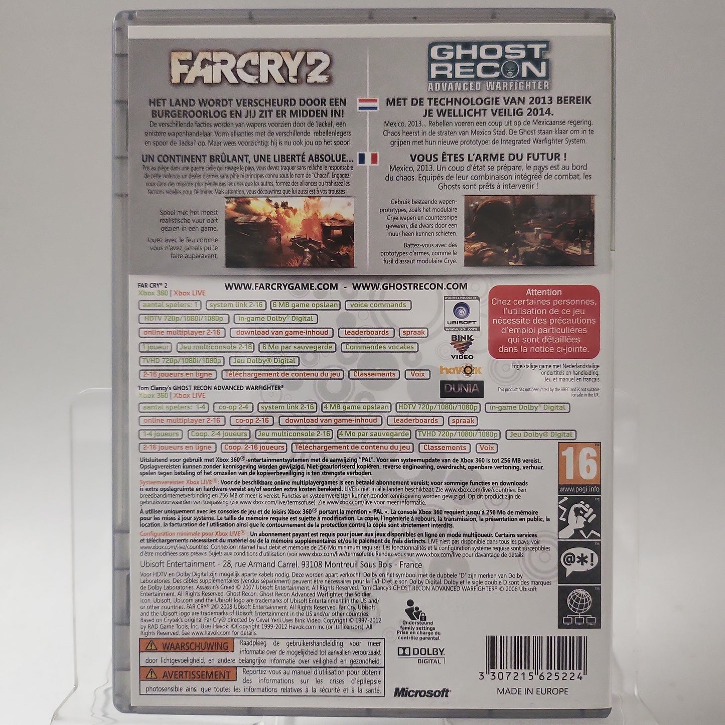 Farcry 2 Ghost Recon Double Pack Xbox 360