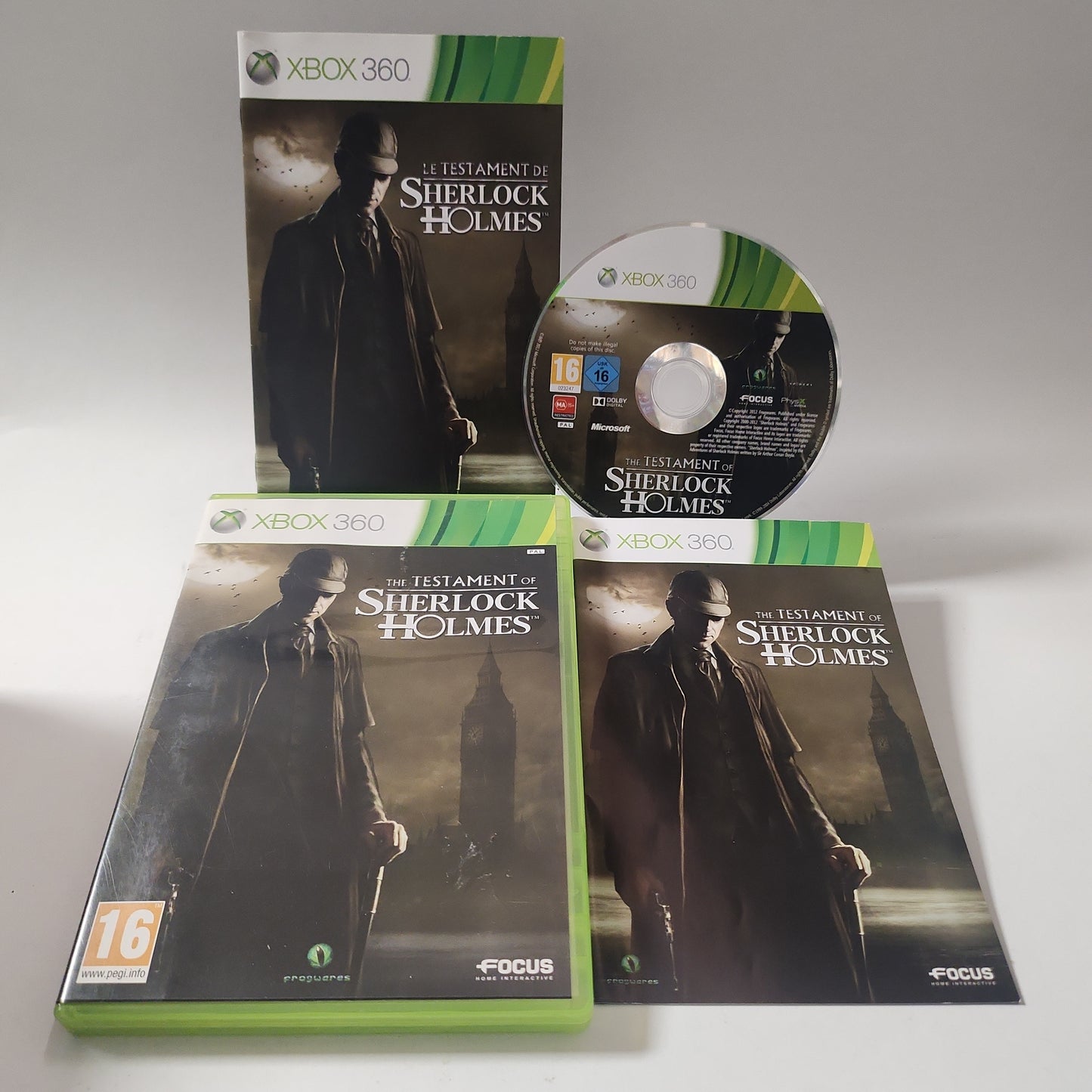 Testament of Sherlock Holmes Xbox 360