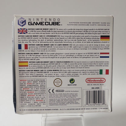 Memorycard 251 Boxed Nintendo Gamecube