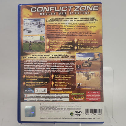 Conflict Zone Modern War Strategy (No Book) PlayStation 2
