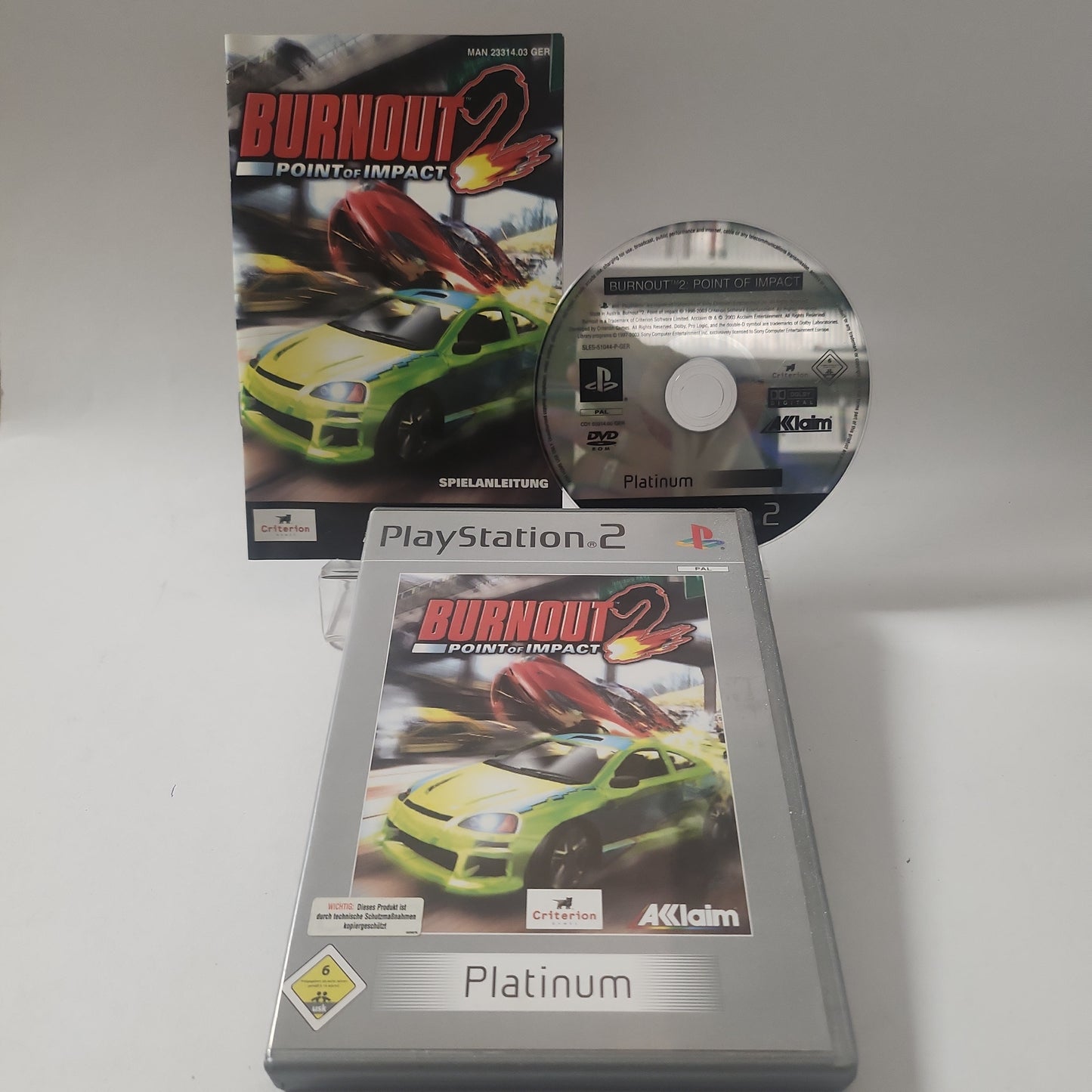 Burnout 2 Point of Impact Platinum Playstation 2