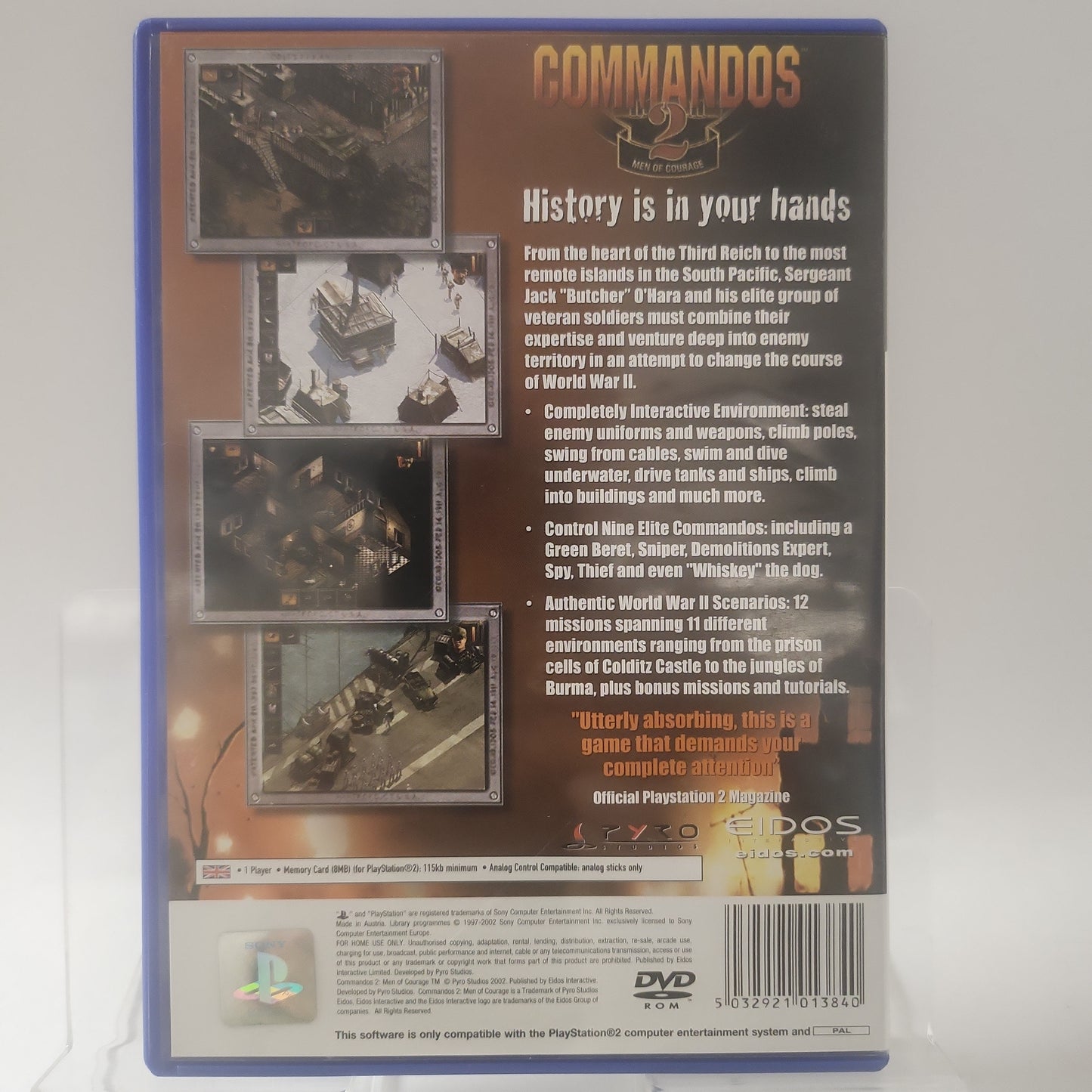 Commandos 2 Men of Courage Playstation 2