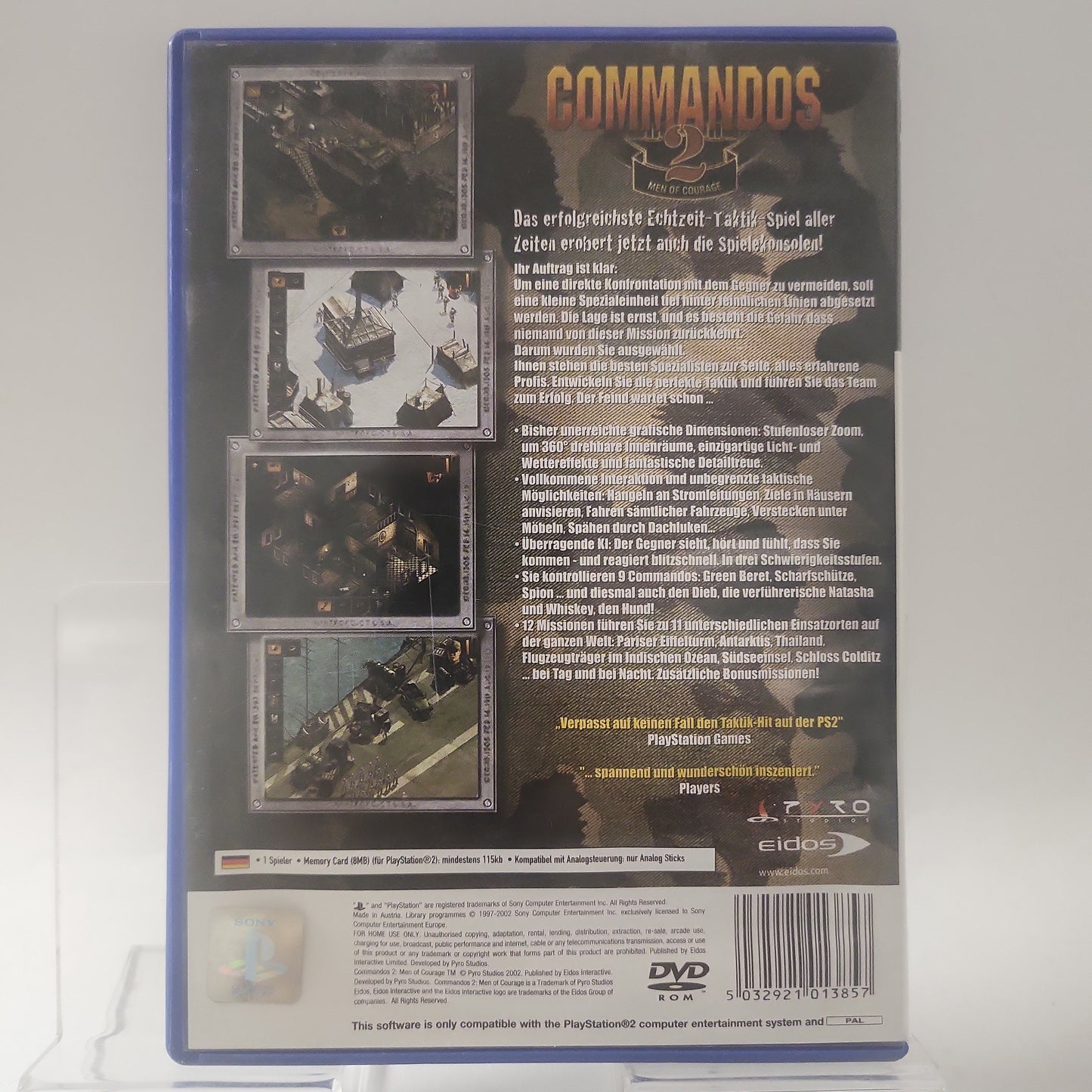 Commandos 2 Men of Courage Playstation 2