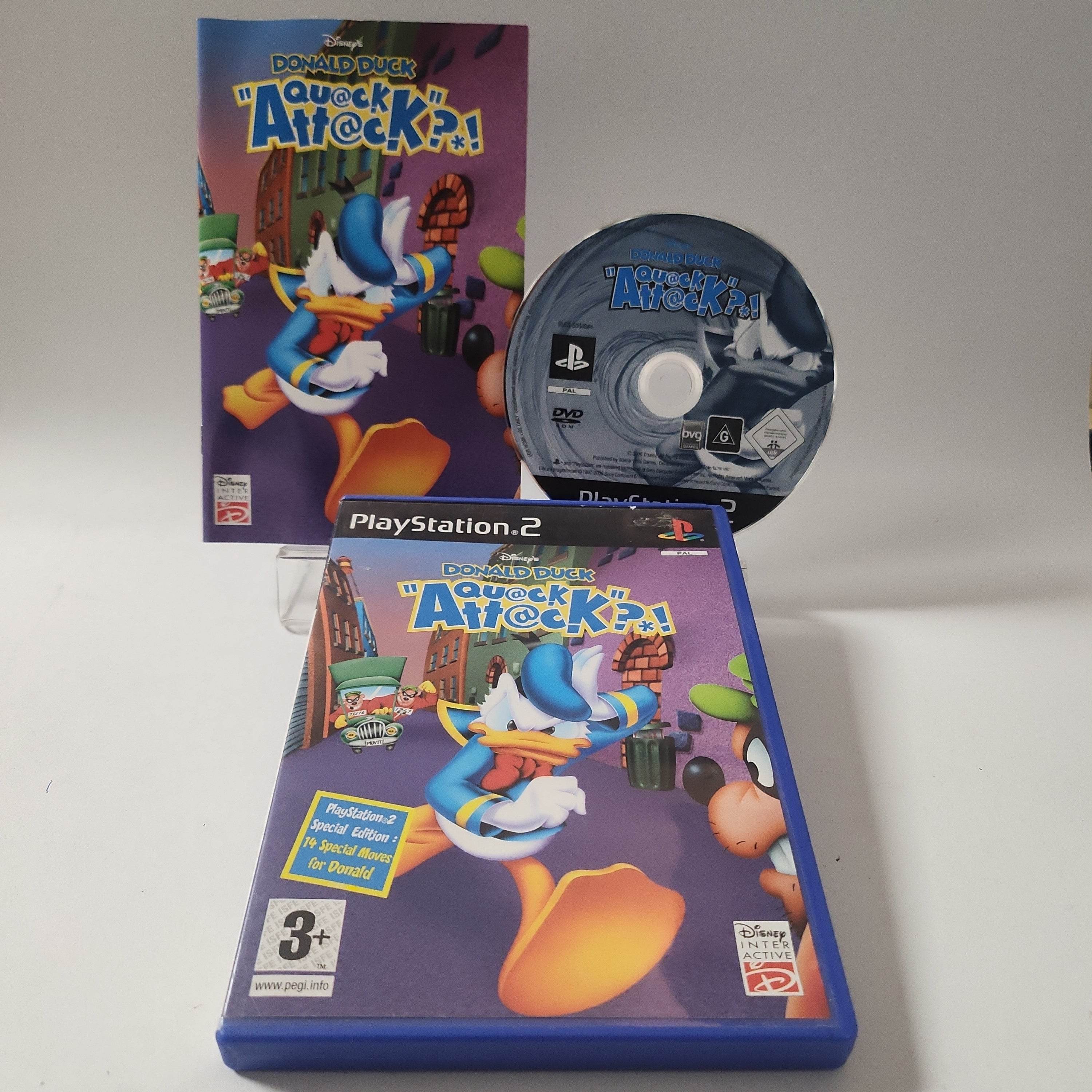 Donald Duck Quack Attack - PlayStation 2 - PAL - CD Seul, état Correct