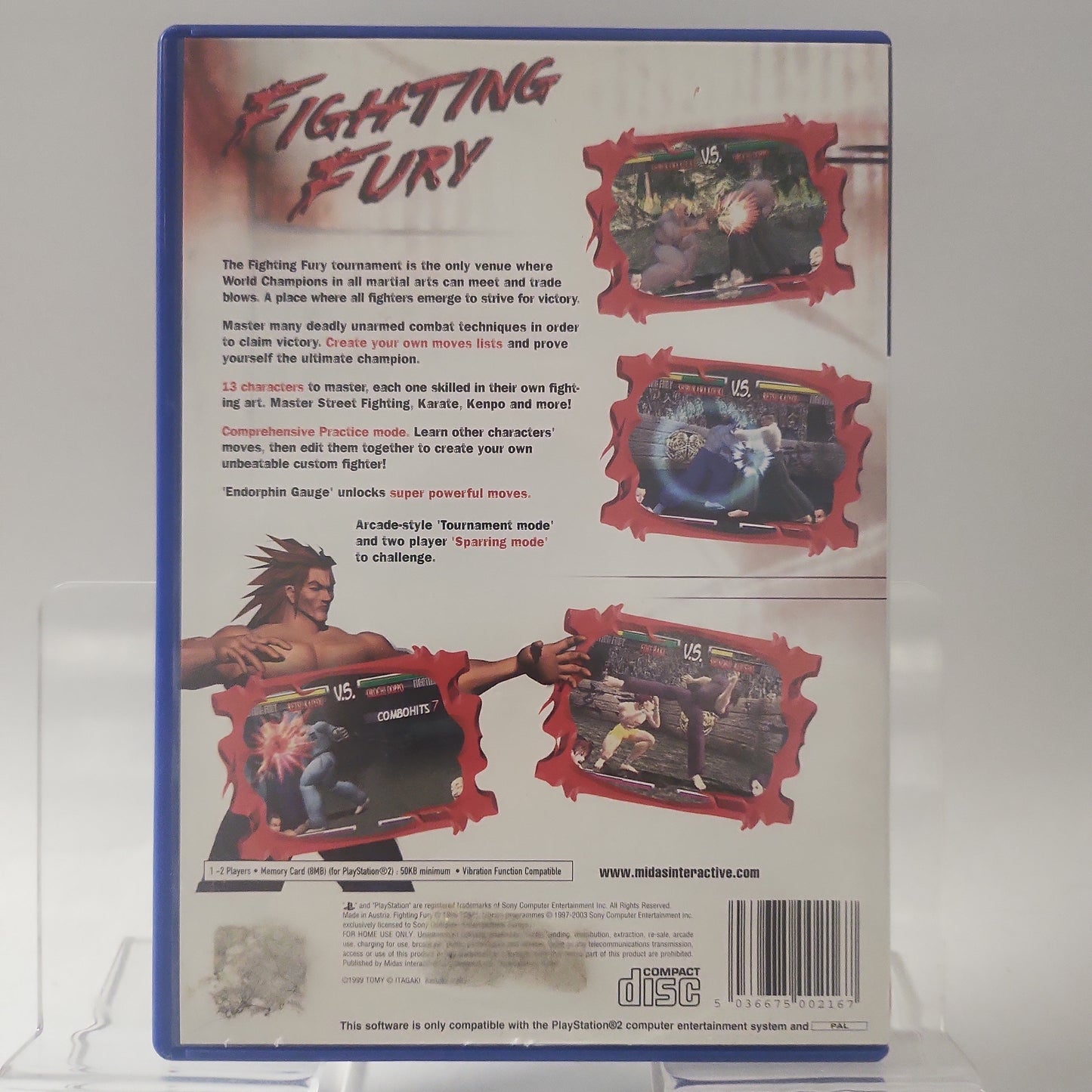 Fighting Fury (No Book) PlayStation 2