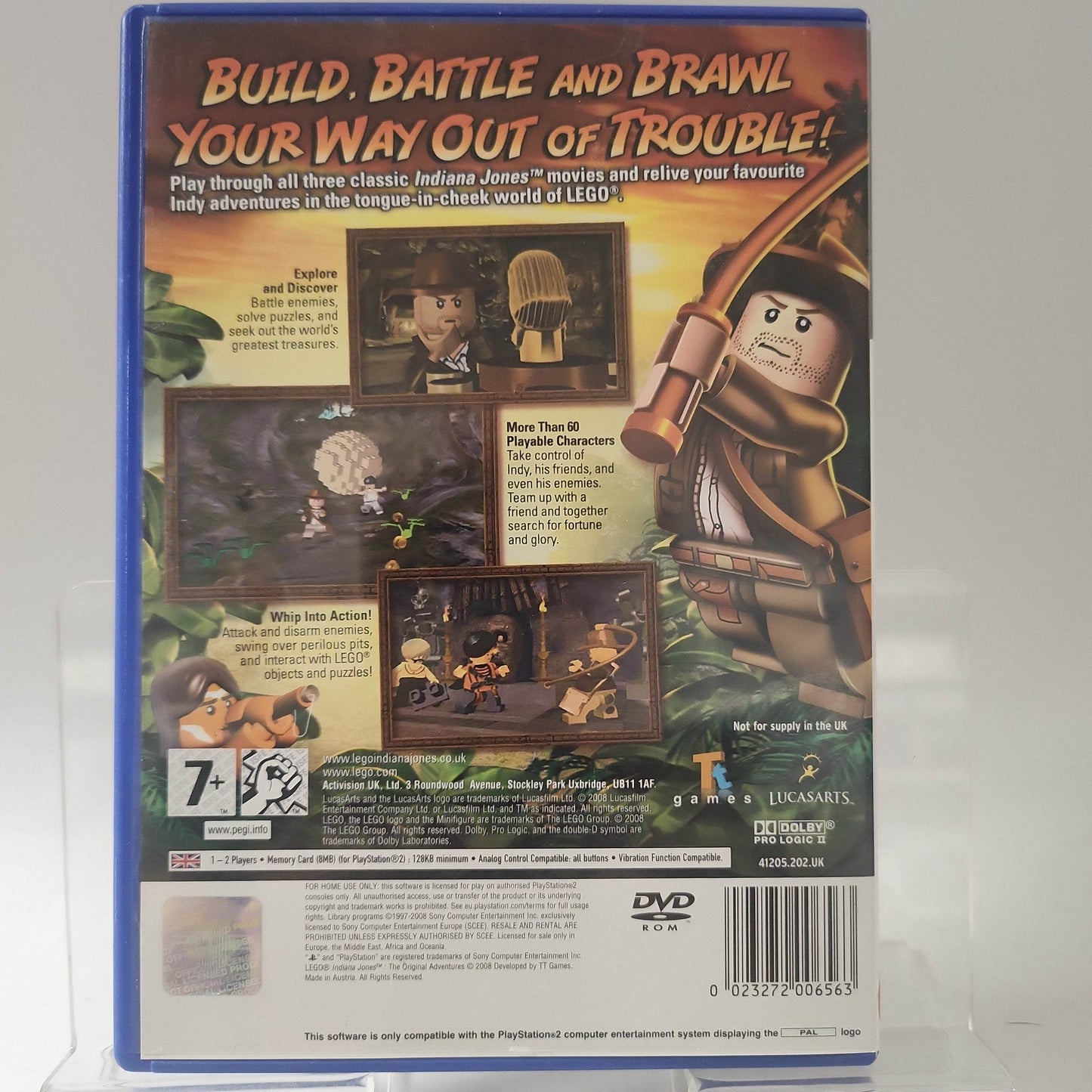 LEGO Indiana Jones the Original Adventures (No Book) PS2 - Feniks Gameshop