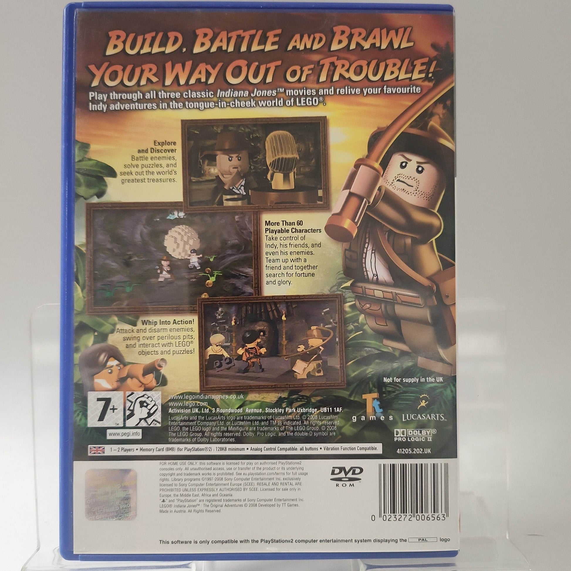 LEGO Indiana Jones the Original Adventures (No Book) PS2 - Feniks Gameshop