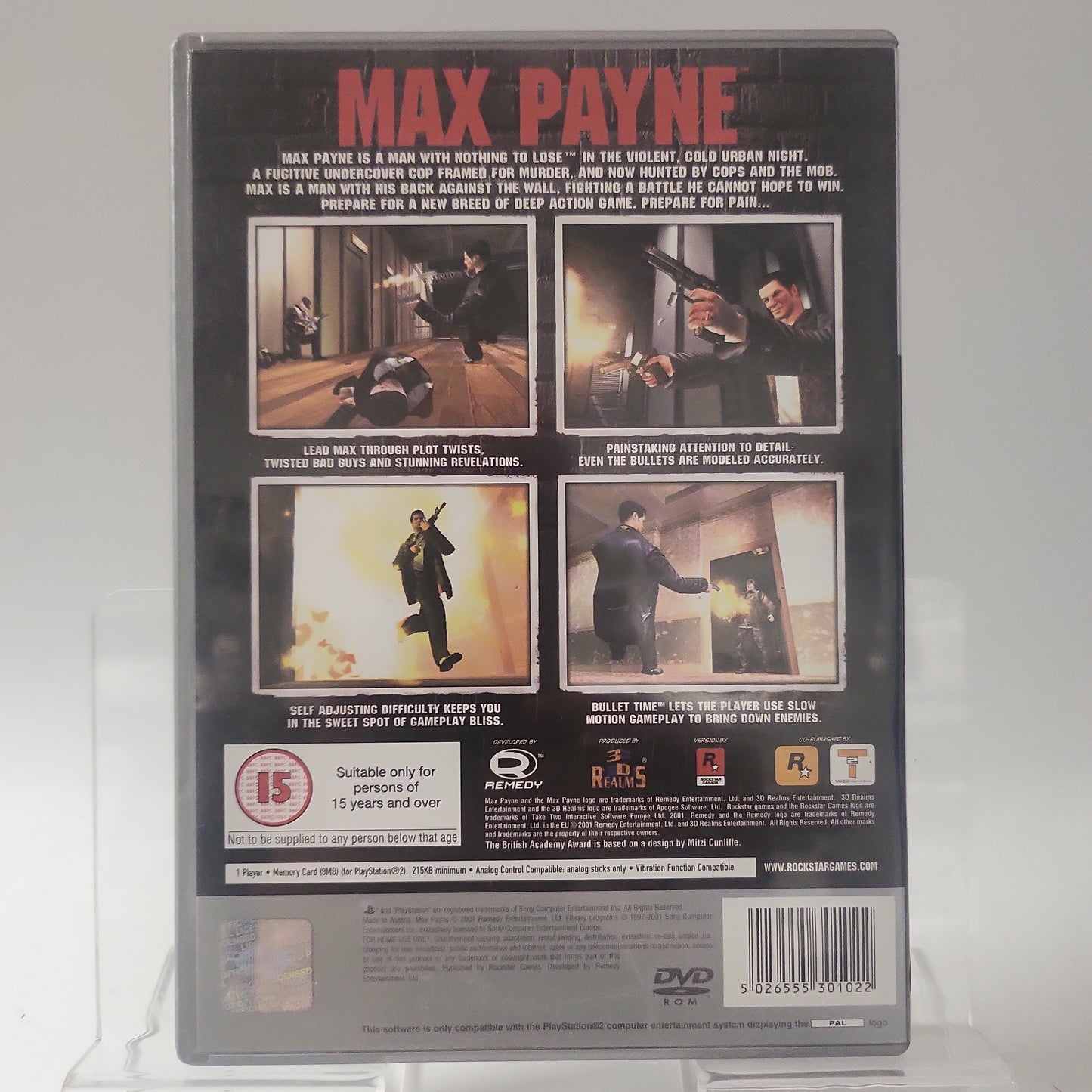 Max Payne Platinum (No Book) PlayStation 2