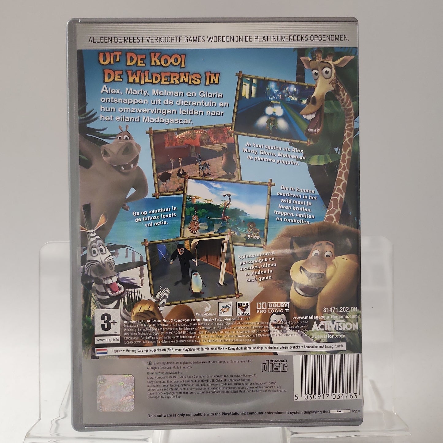 Madagascar Platinum (No Book) PlayStation 2