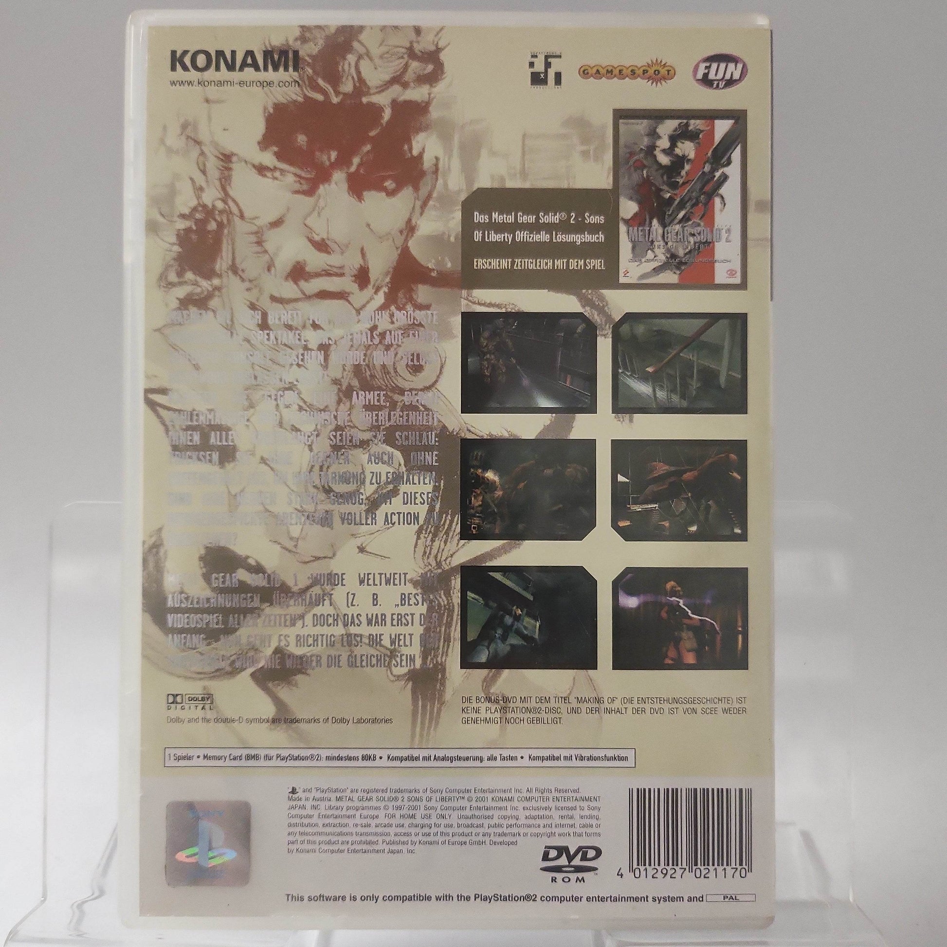 Metal Gear Solid 2 Sons of Liberty Playstation 2 - Feniks Gameshop