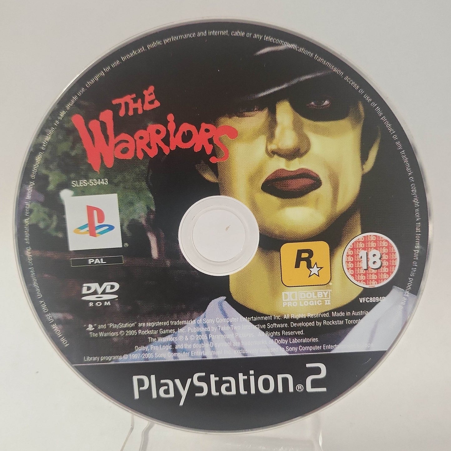 Warriors (Disc Only) PlayStation 2 - Feniks Gameshop