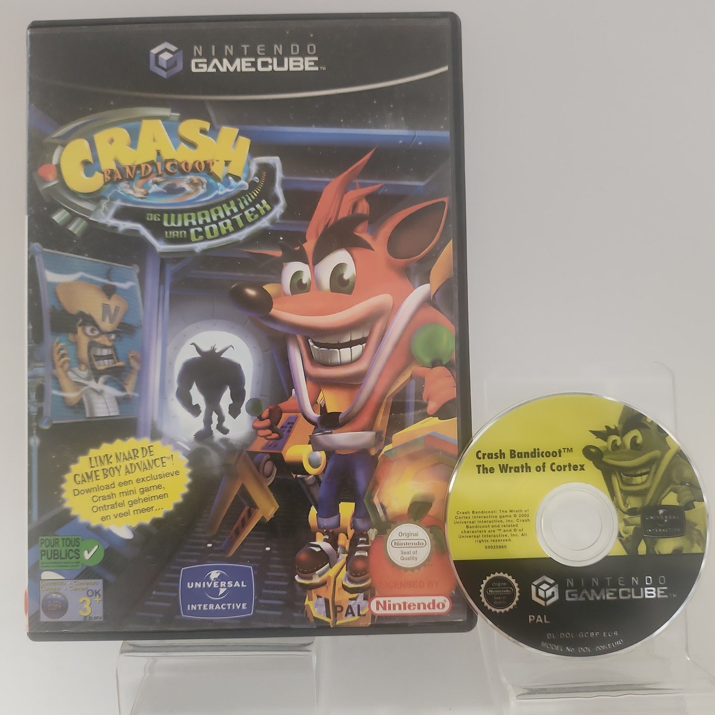Crash Bandicoot de Wraak van Cortex (No Book) Nintendo Gamecube
