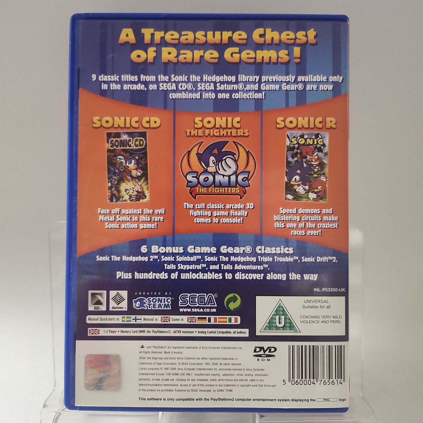 Sonic Gems Collection (No Book) PlayStation 2 - Feniks Gameshop