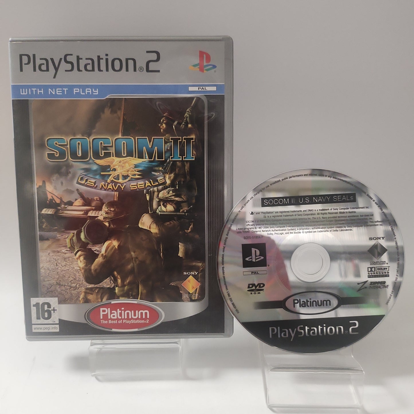 Socom II US Navy Seals Platinum (No Book) PlayStation 2