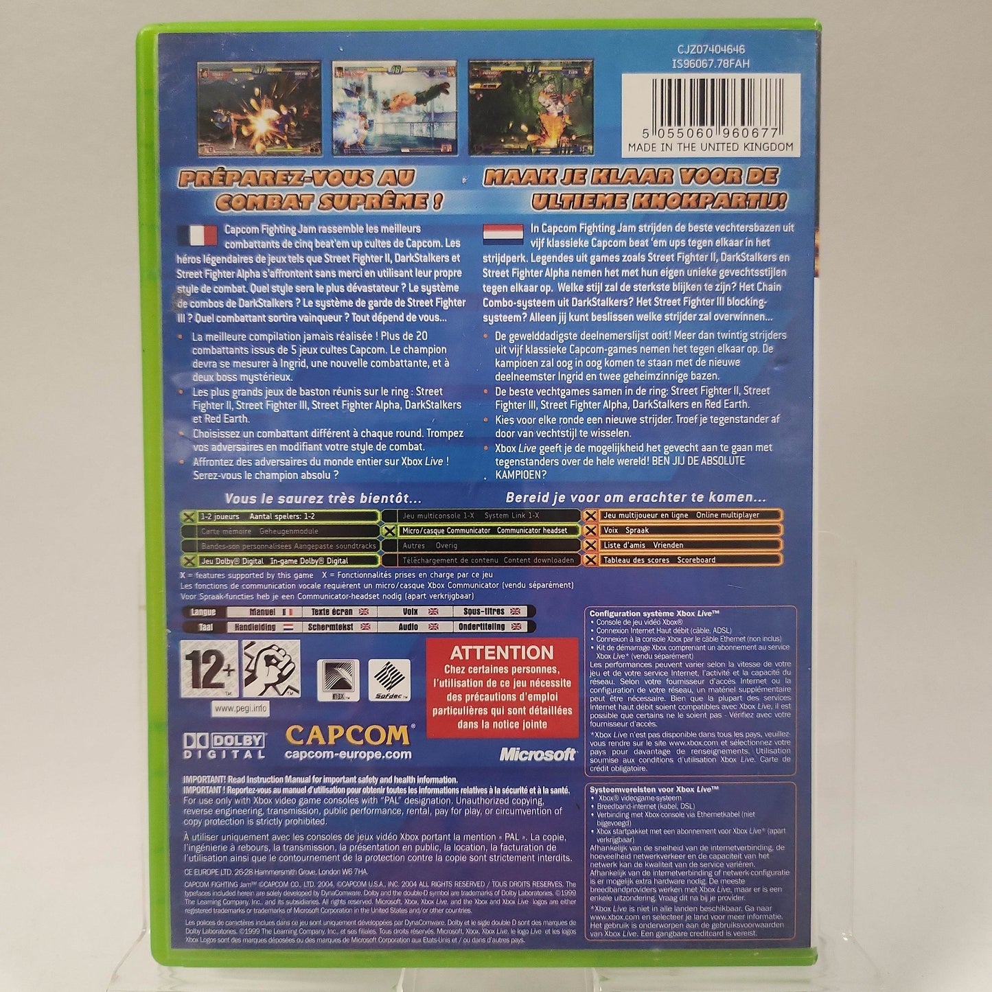 Capcom Fighting Jam Xbox Original - Feniks Gameshop