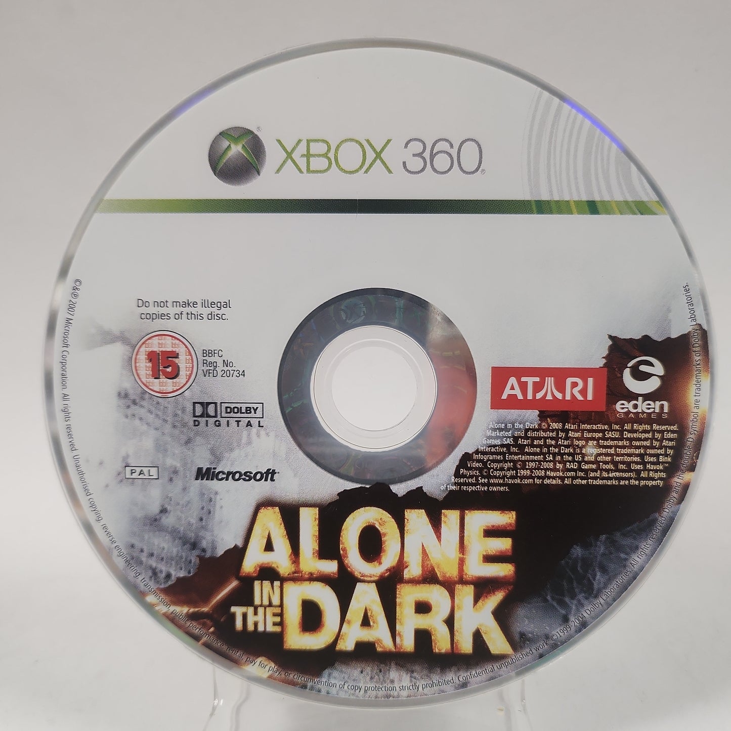 Alone in the Dark (Disc Only) Xbox 360