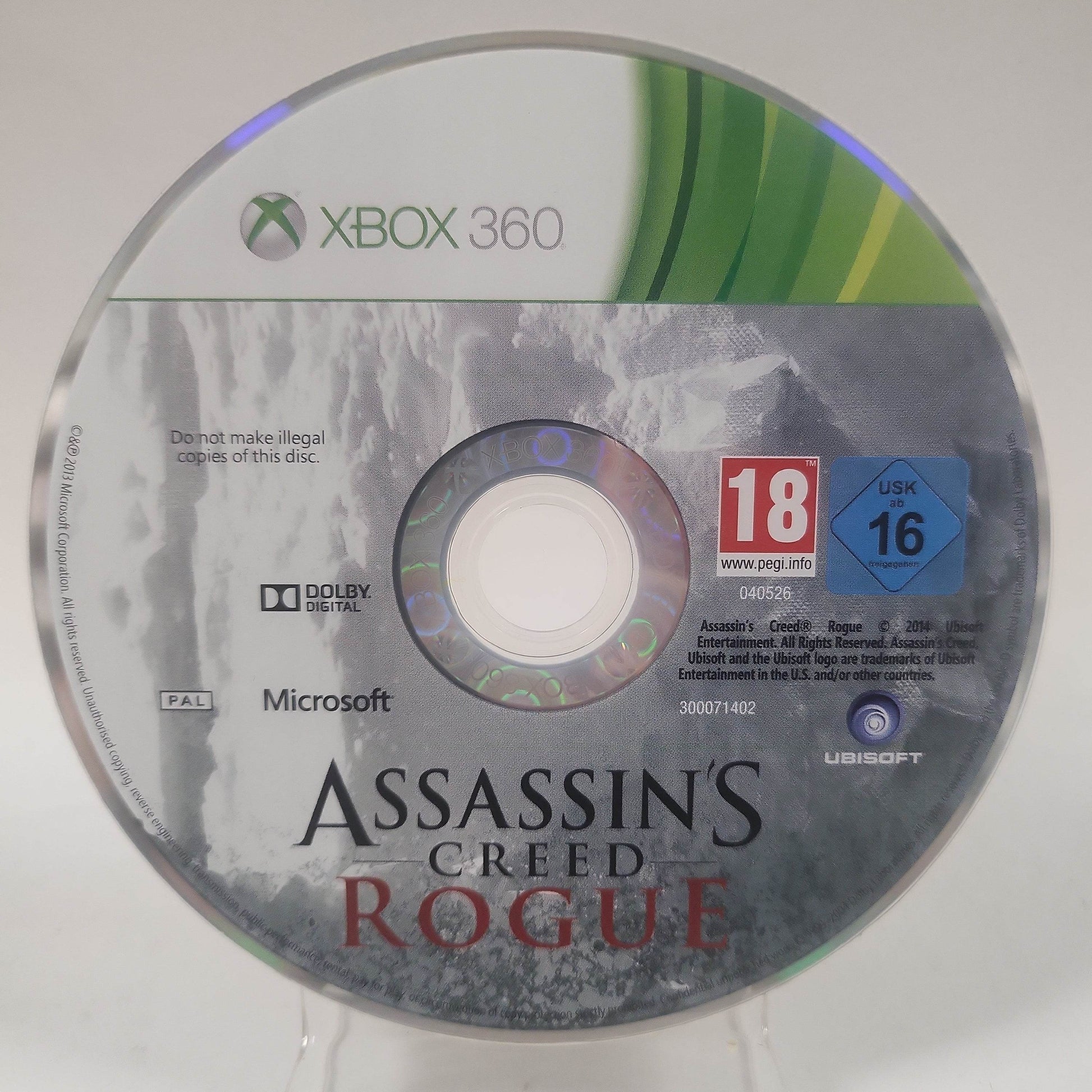 Assassin's Creed Rogue (Disc Only) Xbox 360 - Feniks Gameshop