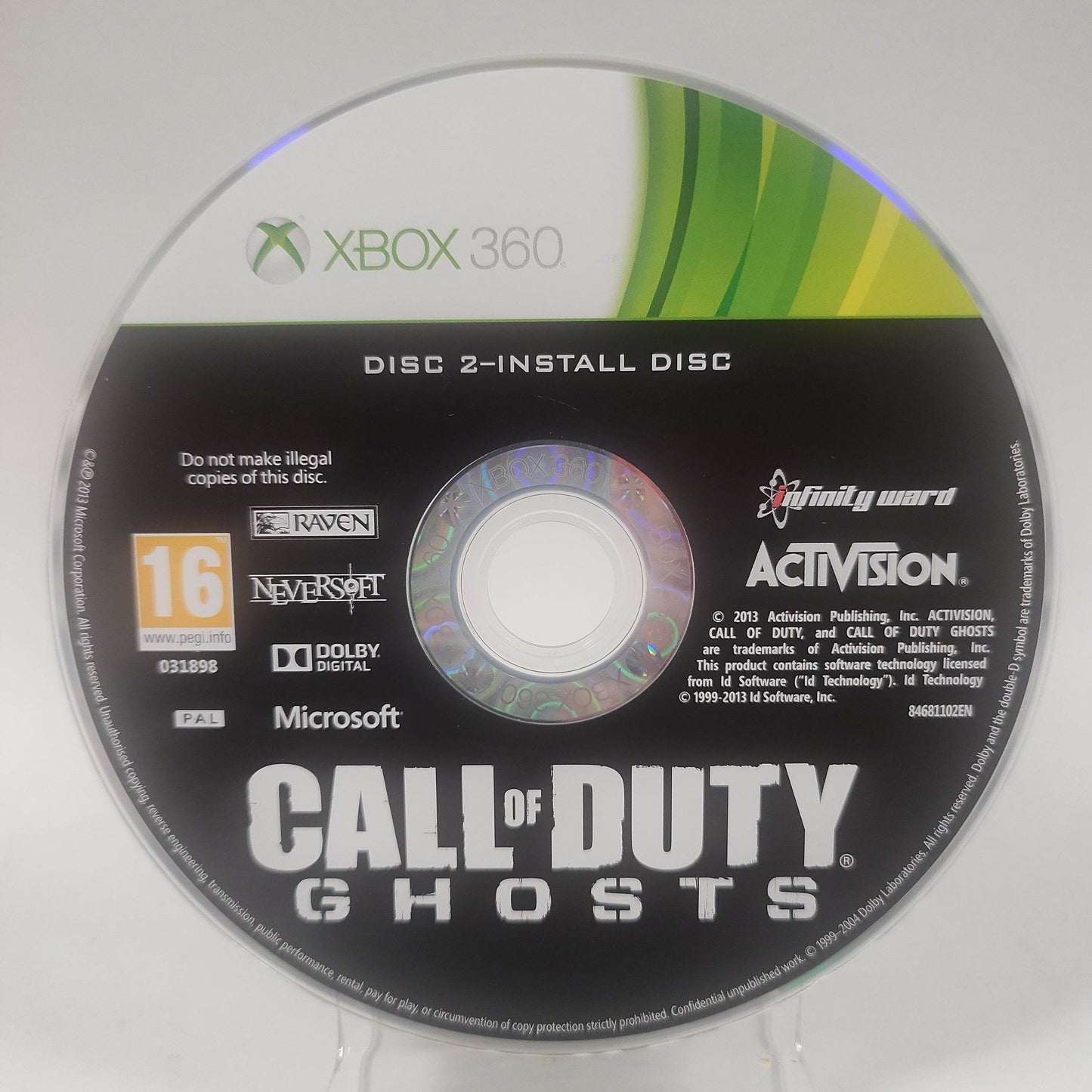 Call of Duty Ghosts (Disc Only) Xbox 360 - Feniks Gameshop