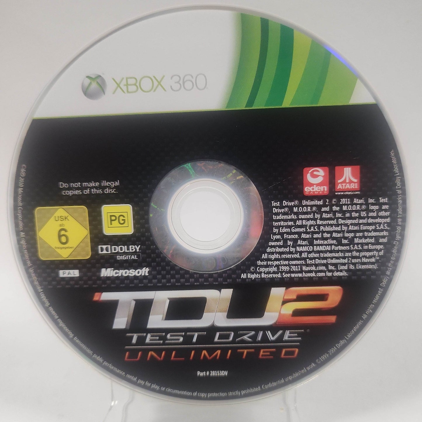 Test Drive Unlimited 2 (Disc Only) Xbox 360 - Feniks Gameshop