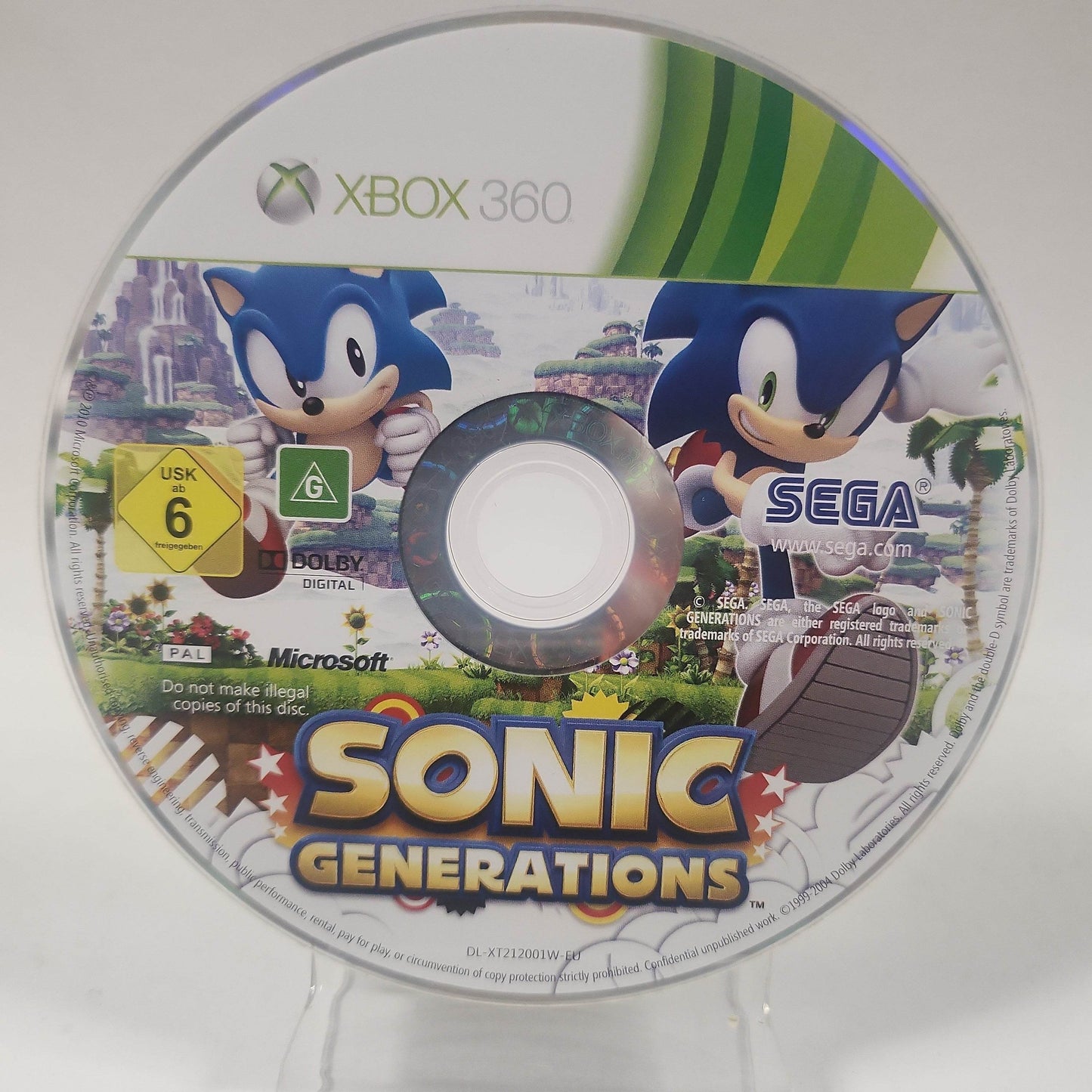 Sonic Generations (Disc Only) Xbox 360 - Feniks Gameshop