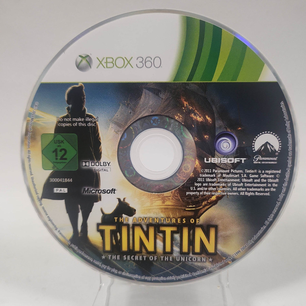 Kuifje en het Geheim van de Eenhoorn (Disc Only) Xbox 360 - Feniks Gameshop