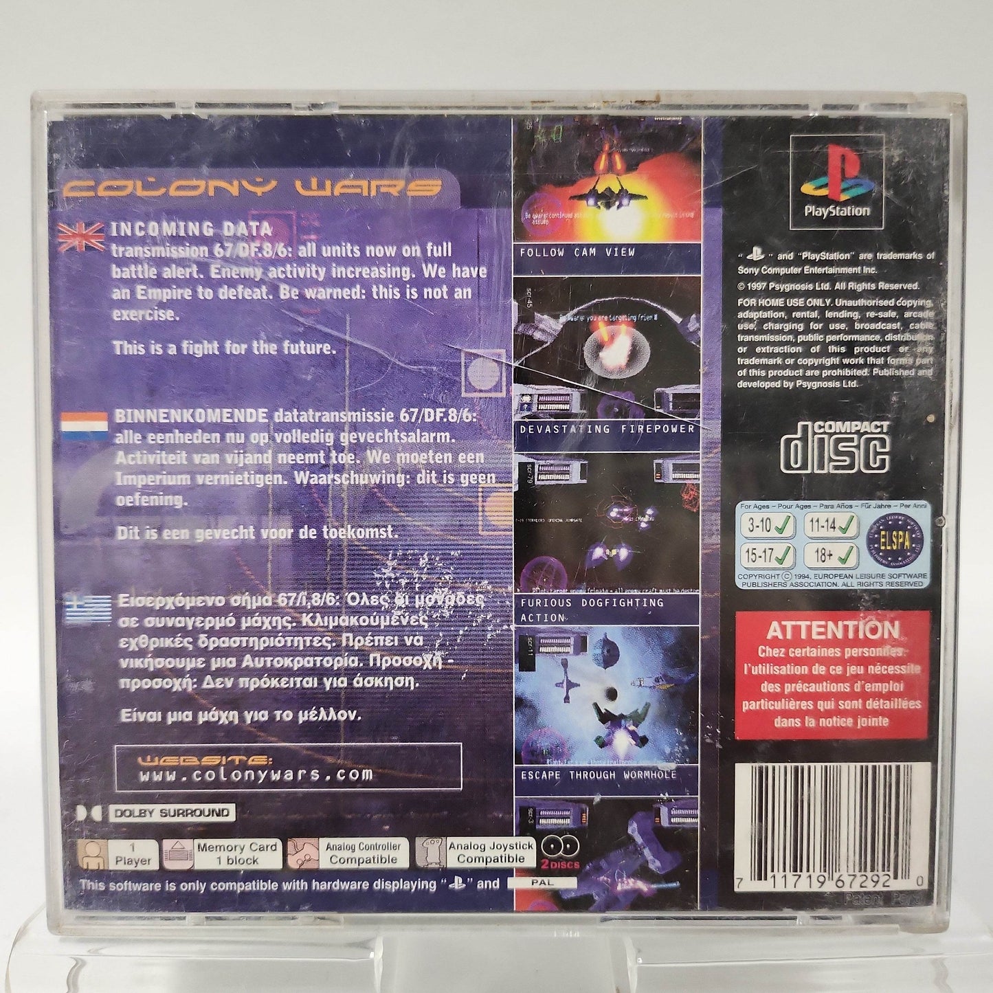 Colony Wars Playstation 1 - Feniks Gameshop