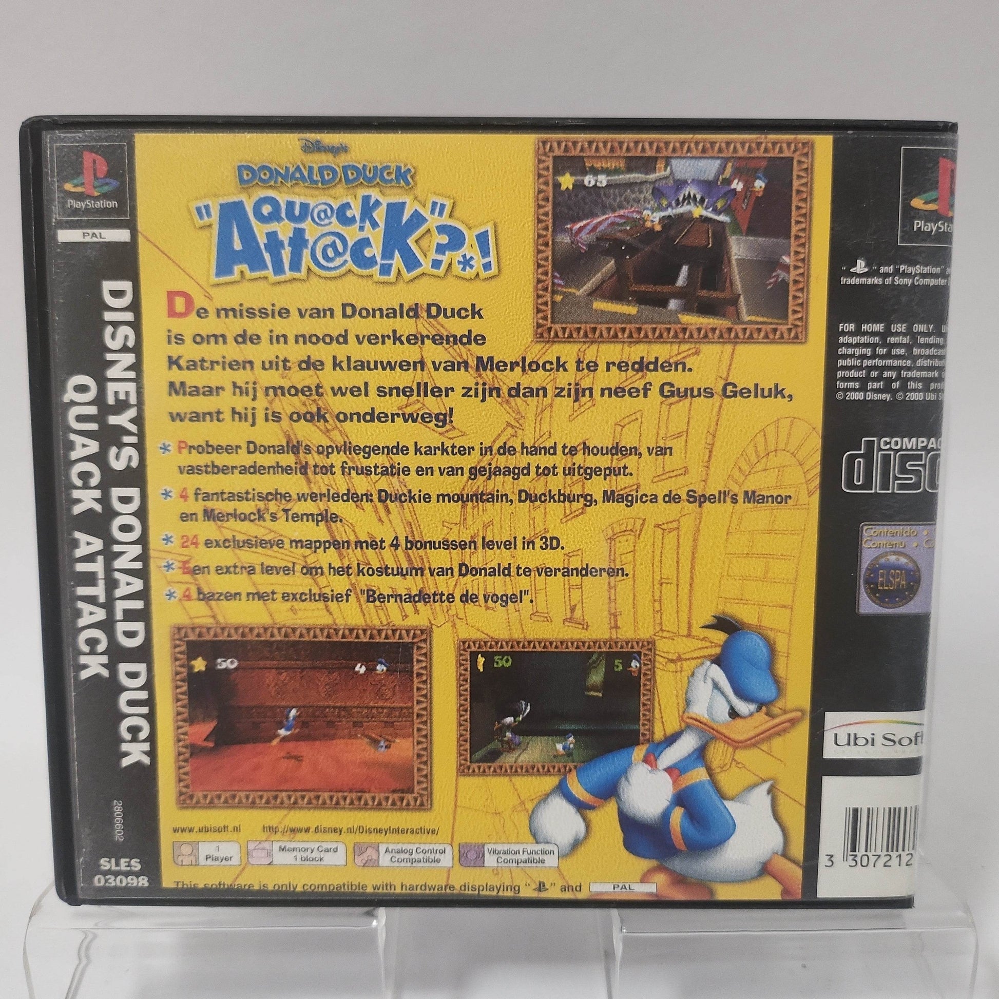 Donald Duck Quack Attack Playstation 1 - Feniks Gameshop