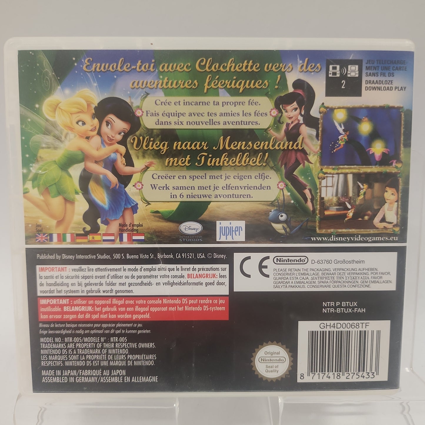 Disney TinkerBell Clochette Grote Reddingsoperatie Nintendo DS