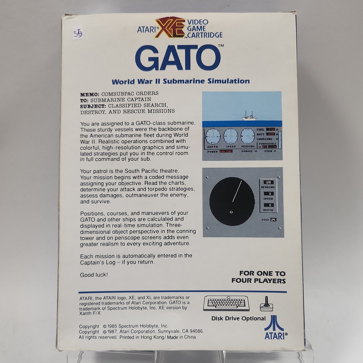 Gato Boxed Atari XE