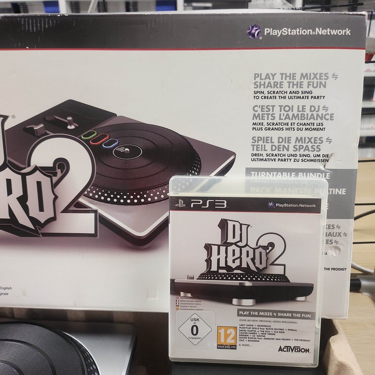 Dj Hero 2 Draaitafel Boxed Playstation 3 - Feniks Gameshop