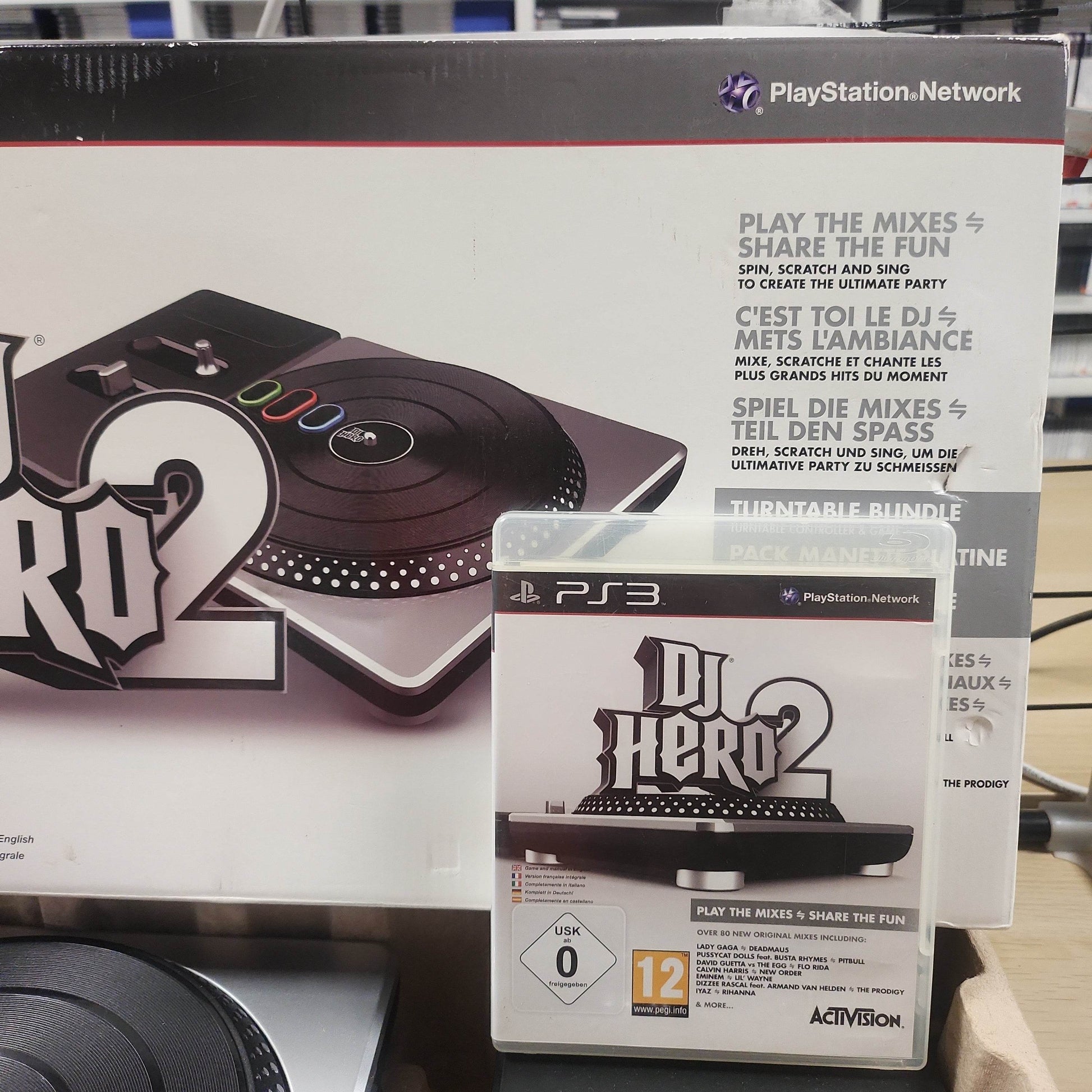 Dj Hero 2 Draaitafel Boxed Playstation 3 - Feniks Gameshop